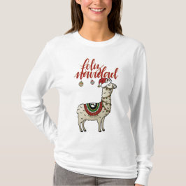 Feliz Navidad Llama Shirt