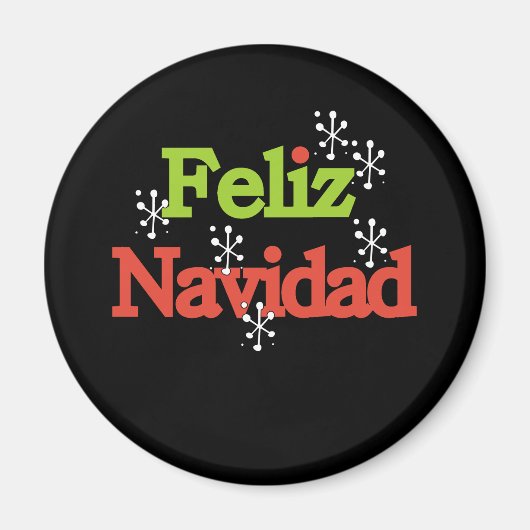 Feliz Navidad Magnet (Vorne)