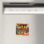 Feliz Navidad Magnet (In Situ (Geschirrspüler))