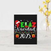 Feliz Navidad Matching Family Spanish Christmas Me Karte (Gelbe Blume)