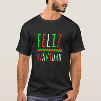 Feliz Navidad Merry Christmas Tee