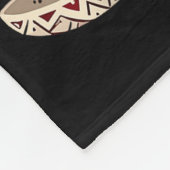 Feliz Navidad Mexican Sombrero Christmas Tree Men Fleecedecke (Ecke)