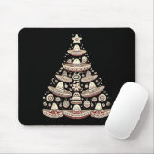 Feliz Navidad Mexican Sombrero Christmas Tree Men Mousepad (Mit Mouse)