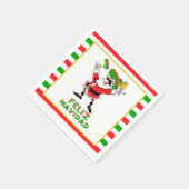 Feliz Navidad Mexico Weihnachtsfeiz Serviette (Ecke)