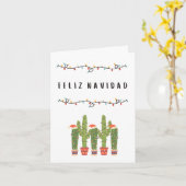 Feliz Navidad Mexikanisches Weihnachtsfest Karte (Gelbe Blume)