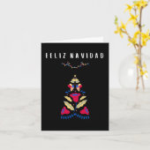 Feliz Navidad Mexikanisches Weihnachtsfest Karte (Gelbe Blume)