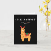 Feliz Navidad Mexikanisches Weihnachtsfest Karte (Gelbe Blume)