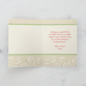 Feliz Navidad Mexiko Spanisch Frohe Weihnachtslied Karte (Innenseite)