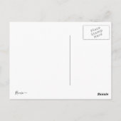 Feliz Navidad Minimalistisch Typografy Foto Postkarte (Rückseite)