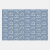 Feliz Navidad Moderner Weihnachtsfeiertag Geschenkpapier Set (Vorderseite 3)