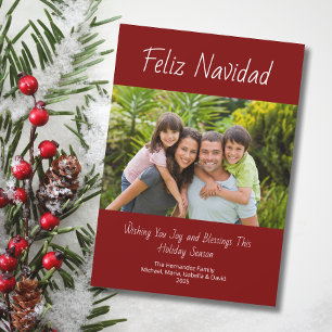 Feliz Navidad Modernes Foto Weihnachten