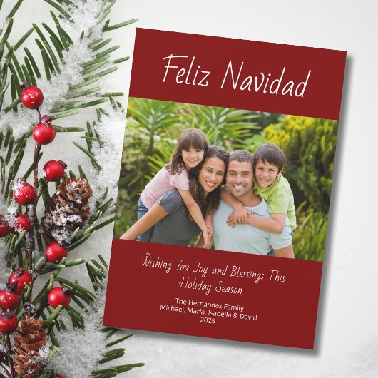Feliz Navidad Modernes Foto Weihnachten