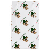 Feliz Navidad Monkey Kleine Geschenktüte (Vorderseite)