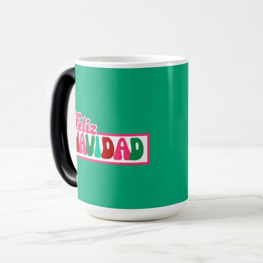Feliz Navidad - Morphing Verwandlungstasse (Vorderseite Links)