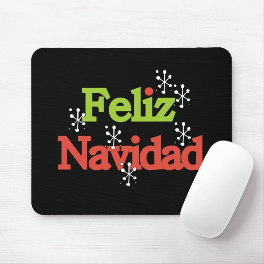 Feliz Navidad Mousepad (Mit Mouse)