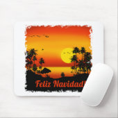 feliz Navidad Mousepad (Mit Mouse)