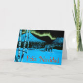 Feliz Navidad - Nachtpatrol Feiertagskarte (Vorderseite)