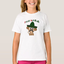 Feliz Navidad! Niedlicher Affe T-Shirt