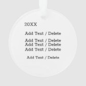 Feliz Navidad Ornament (Rückseite)