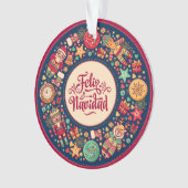 Feliz Navidad Ornament (Vorderseite)