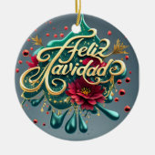 Feliz Navidad Ornament (Vorne)