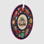 Feliz Navidad Ornament (Vorderseite)