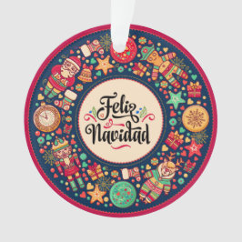 Feliz Navidad Ornament