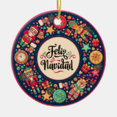 Feliz Navidad Ornament (Vorne)