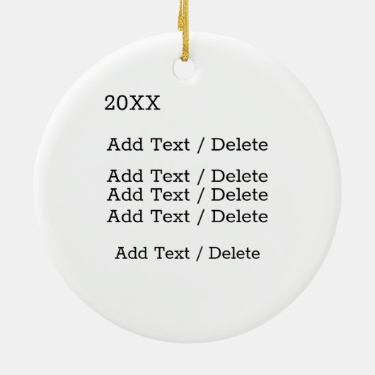 Feliz Navidad Ornament (Hinten)