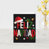 Feliz Navidad Pajamas Spanish Mexican Christmas Bo Karte (Gelbe Blume)