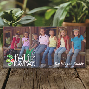 Feliz Navidad - Panorama- oder Horizontales Foto Feiertagskarte
