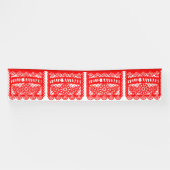 Feliz Navidad Papel Picado Banner (Horizontal)