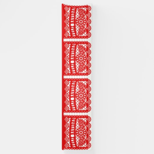 Feliz Navidad Papel Picado Banner (Vertikal)