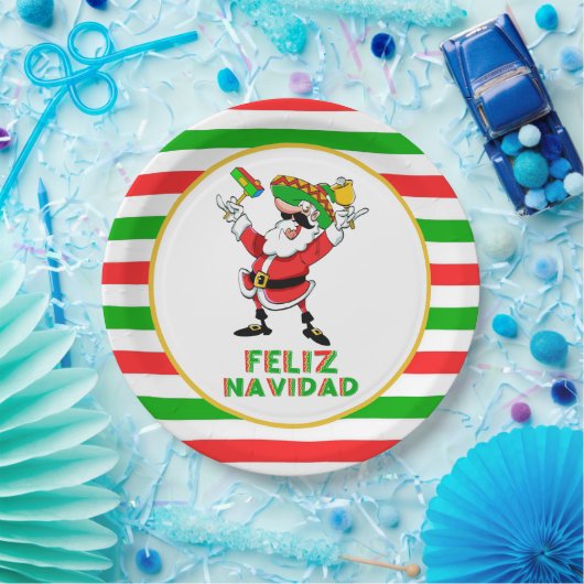 Feliz Navidad Pappteller (Party)