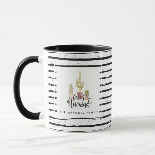 Feliz Navidad | Personalisierte Tasse zu Weihnacht (Links)