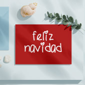 Feliz Navidad - Personalisiertes Weihnachten Postkarte