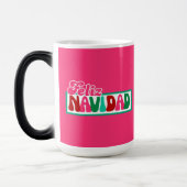 Feliz Navidad - Pink Morphing Verwandlungstasse (Links)