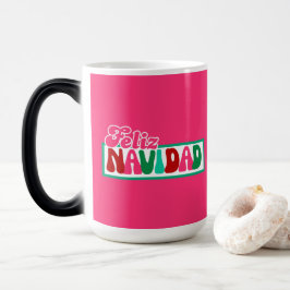 Feliz Navidad - Pink Morphing Verwandlungstasse