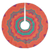 Feliz Navidad Polyester Weihnachtsbaumdecke (Vorderseite)