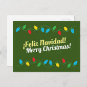Feliz Navidad Postcard Feiertagspostkarte (Vorne/Hinten)