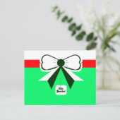 Feliz Navidad Postcard Feiertagspostkarte (Stehend Vorderseite)