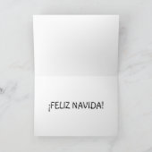 Feliz Navidad Puerto Rico Bomba y Plena Karte (Innenseite)