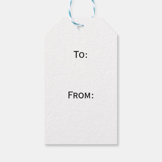 Feliz Navidad Red and Green Pattern Geschenkstempe Geschenkanhänger (Rückseite)