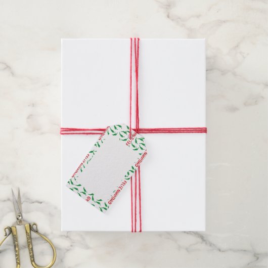 Feliz Navidad Red Chile Pepper Geschenkanhänger (Mit Garn)