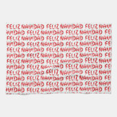 Feliz Navidad Red Chile Pepper Geschirrtuch (Horizontal)