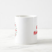 Feliz Navidad Red Chile Pepper Kaffeetasse (Mittel)