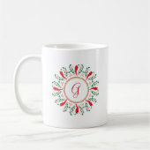 Feliz Navidad Red Chile Pepper Kaffeetasse (Links)