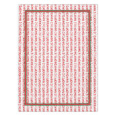 Feliz Navidad Red Chile Pepper Tischdecke (Vorderseite)