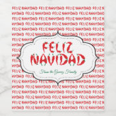 Feliz Navidad Red Chile Pepper Weinetikett (Einzelnes Label)
