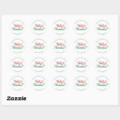 Feliz Navidad Return Address Sticker (Blatt)